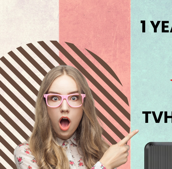 1 YEAR IPTV PLAN and TVHUB IPTV BOX